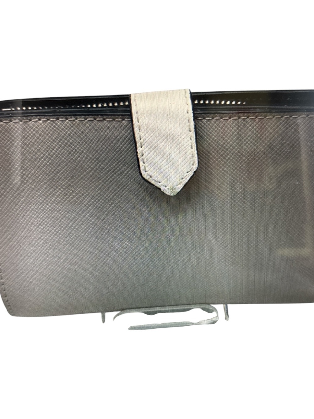 Kate Spade New York Bifold Zip Wallet Gray Colorblock - Picture 6 of 7